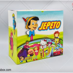 جعبه کارتنی اسباب بازی ژپتو