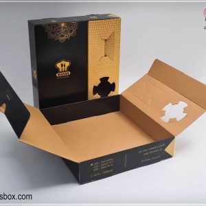 نمونه جعبه غذارستورانی باز شده