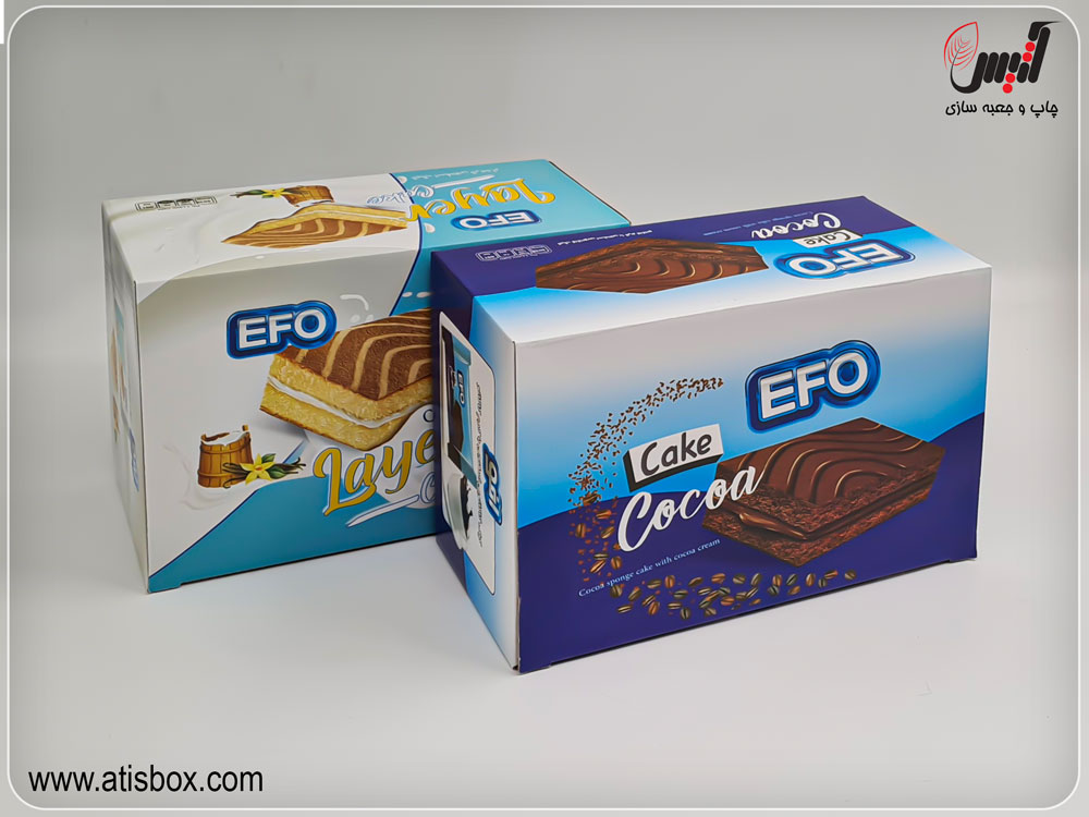 جعبه کیک و تیتاپ Efo