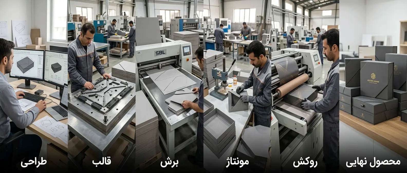 مراحل ساخت جعبه هاردباکس اریب