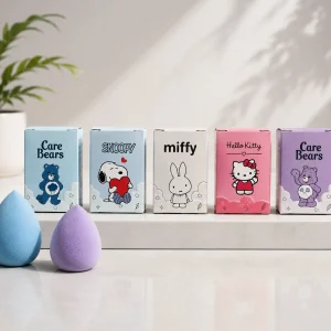 جعبه مقوایی اسفنج آرایشی