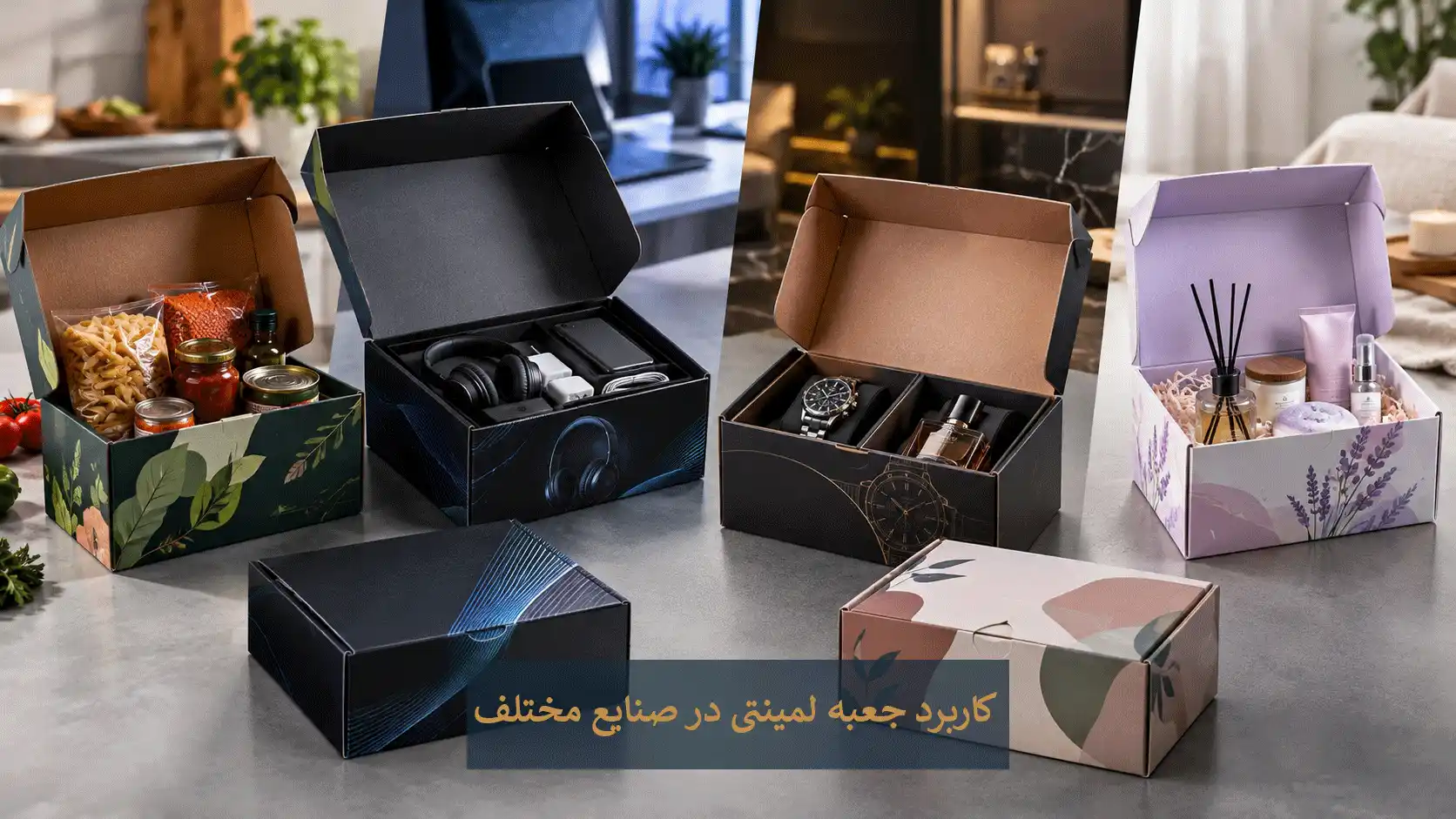 کاربرد جعبه لمینتی در صنایع مختلف